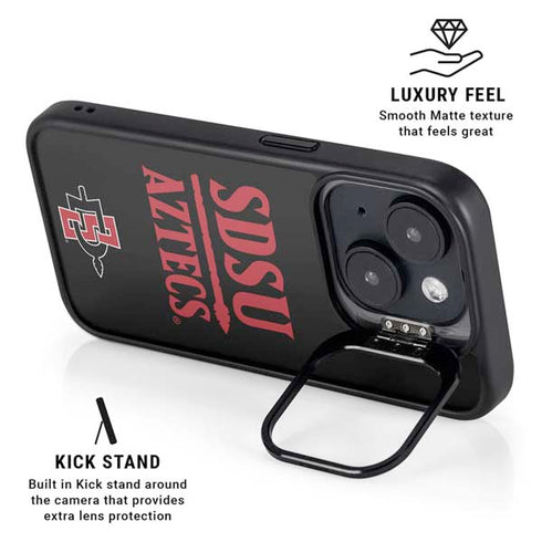 San Diego State University Aztecs San Diego State iPhone 15 Kickstand Case